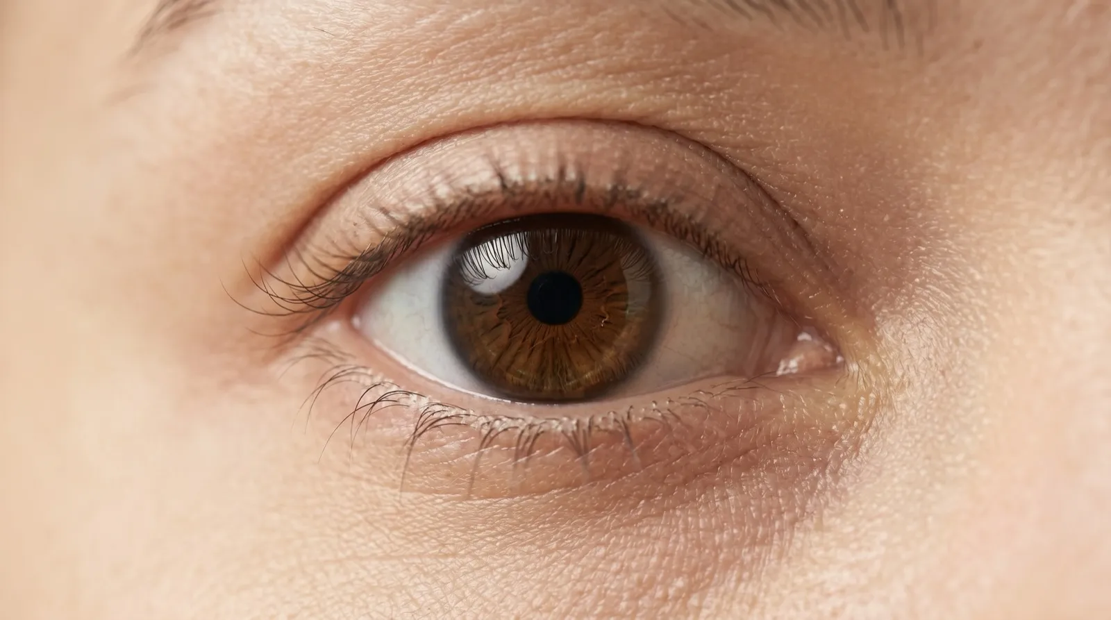 Close-up of a brown eye